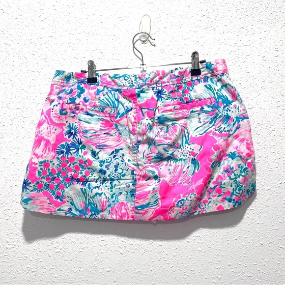 Lilly Pulitzer Lorelie Tiki Pink Gypsea Skort 10 - Picture 2 of 6